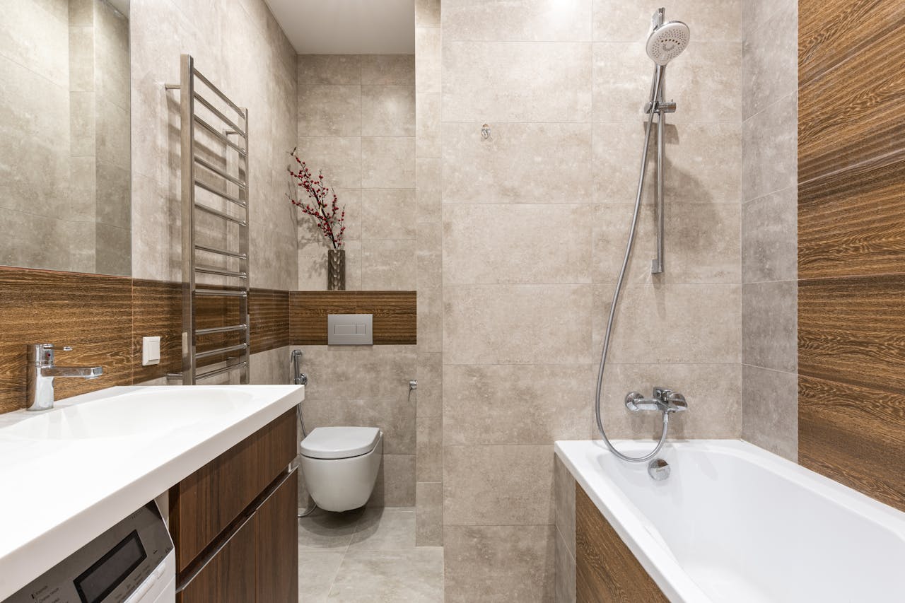 la couleur pour une salle de bain tendance